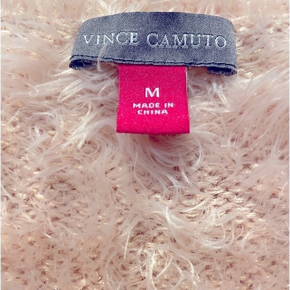 Pink pullover sweater Vince Camuto. Long sleeve top is fuzzy eyelash pink M
C - Picture 3 of 7